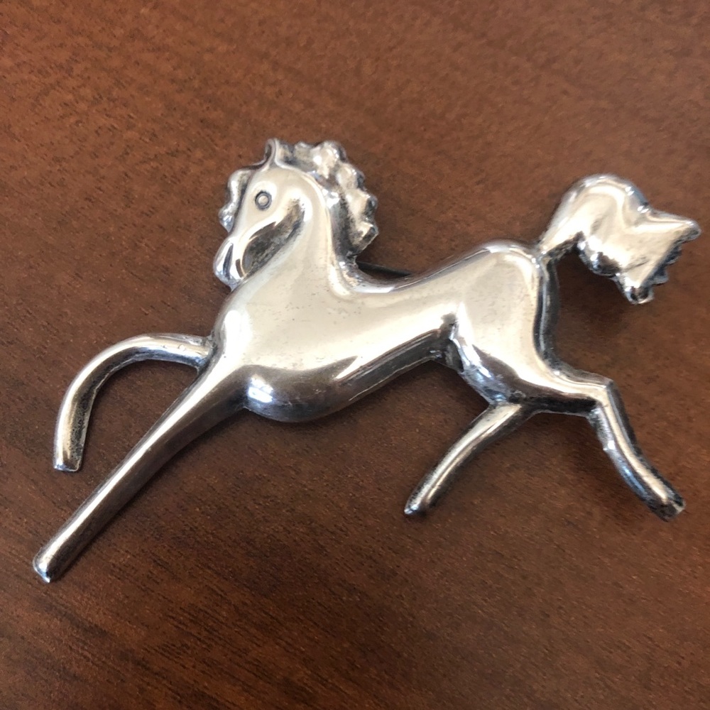 Silver Made in Mexico Horse 🐎 Pin